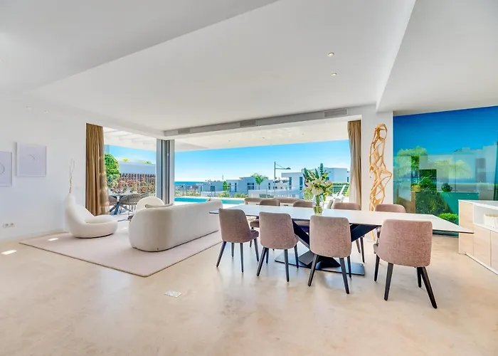 别墅 Vacation Marbella I Schumacher, New Built, Sea View, Luxury, Private Pool 埃斯特波纳